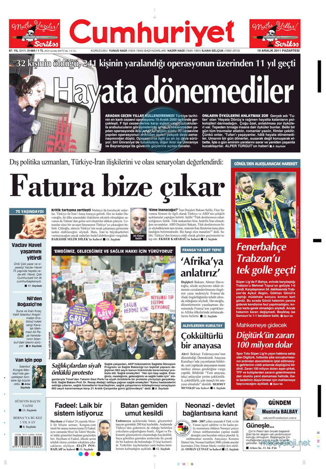 Günün en çarpıcı gazete manşetleri - Resim: 4