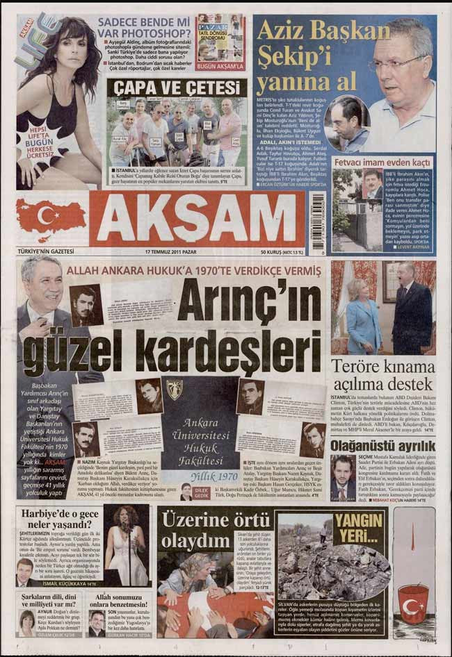 Bu manşetler yüreklere ateş düşürdü - Resim: 1