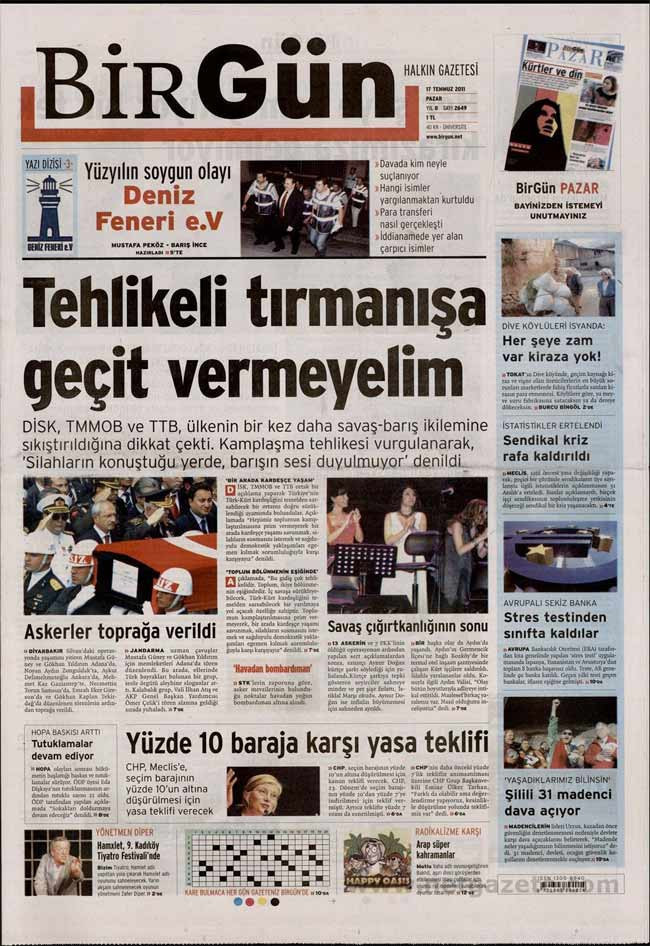 Bu manşetler yüreklere ateş düşürdü - Resim: 2