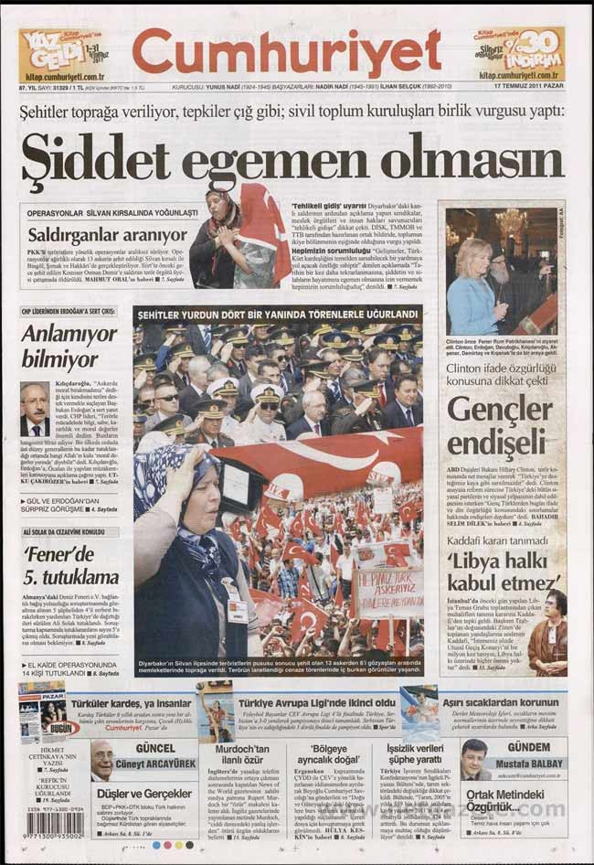 Bu manşetler yüreklere ateş düşürdü - Resim: 4