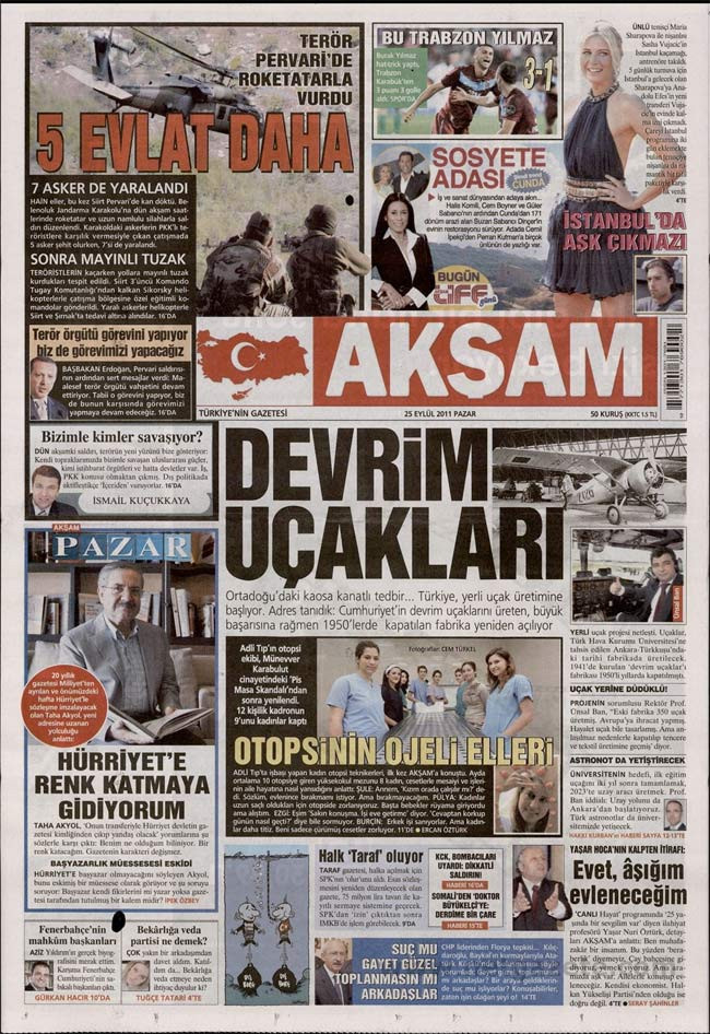 Türkiye'nin acısı manşetlere oturdu - Resim: 1