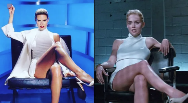 Heidi Klum'dan Sharon Stone'a gönderme - Resim: 1