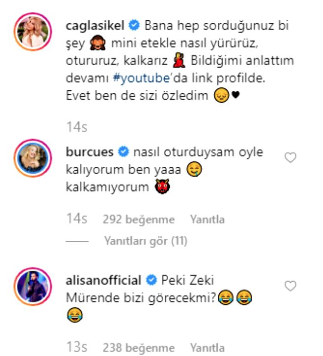 Çağla Şıkel'in mini etekli videosuna en yakını Alişan'dan ilginç yorum! - Resim: 3