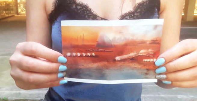 3812 yılına gitti Mars'ın fotoğrafını çekti dünyayı sallayan kare! - Resim: 3