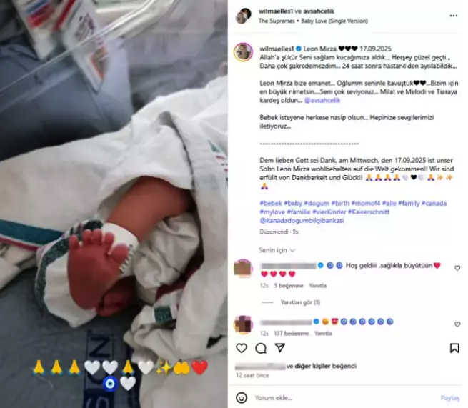 Wilma Elles 4. kez anne oldu! Çocuğuna koyduğu isim şaşırttı - Resim: 4