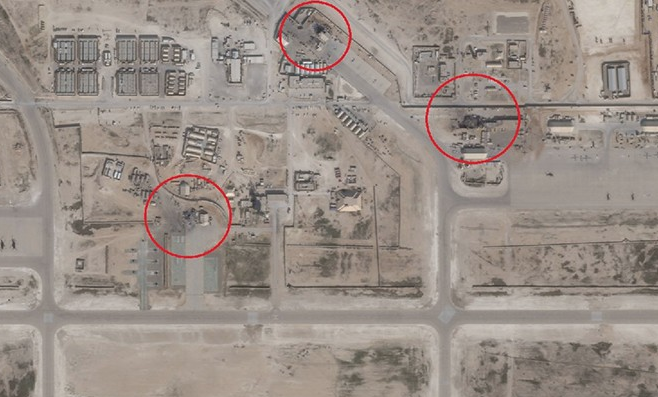 İran'ın füzelerle vurduğu ABD üsleri ilk kez görüntülendi! Yerle bir edilmiş - Resim: 1