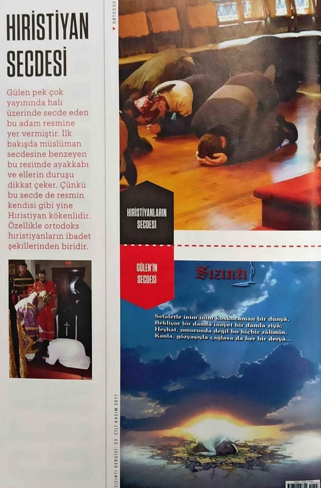 FETÖ lideri Gülen'in hareketlerinde Hristiyanlık ritüelleri! - Resim: 3