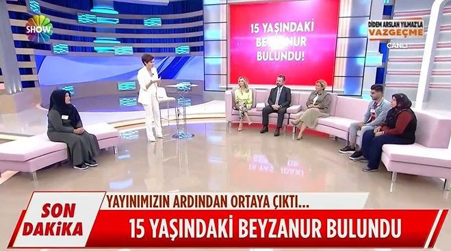 Kayıp Beyzanur, Didem Arslan Yılmaz’la Vazgeçme programında bulundu - Resim: 2