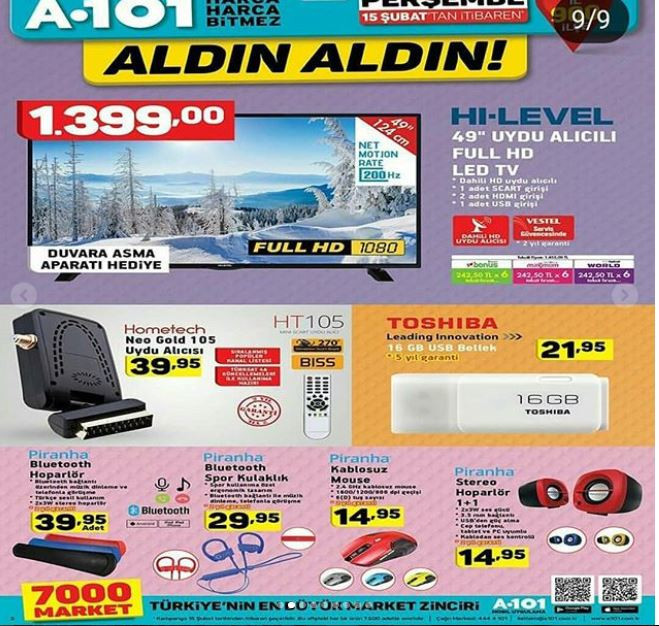 A101 aktüel 15 Şubat bu hafta indirimde neler var- yeni kataloğ - Resim: 2