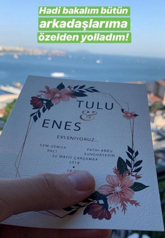 Takipçileri inanamadı! Enes Batur Tulu Bacı ile evleniyor! - Resim: 2