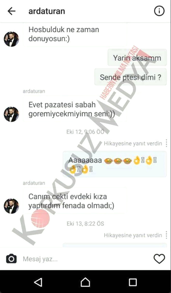 Şarkıcı Berkay'ın karısına asılan Arda'nın skandal instagram mesajları - Resim: 4