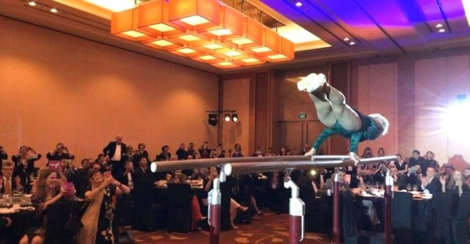 92'lik jimnastikçi herkesi şaşkına çevirdi! Her hareket ondan var - Resim: 3