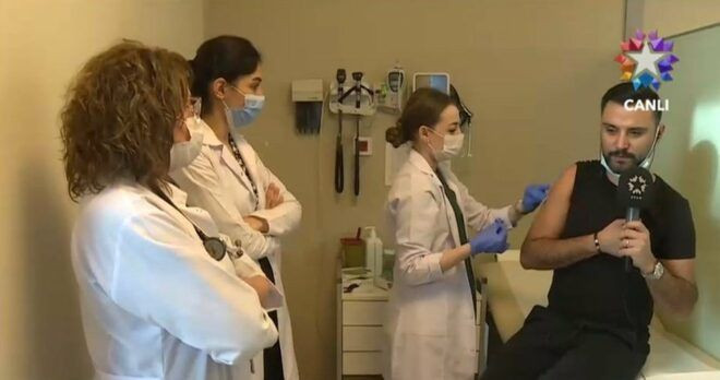 Alişan canlı yayında aşı oldu Demet Akalın aşı için uygun çıkmadı - Resim: 3