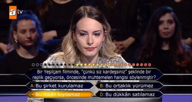 Kim Milyoner Olmak İster'e damga vurdu! 1 Milyona 1 soru kalmıştı - Resim: 1