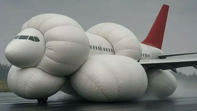 Havacılık tarihi baştan yazılacak! Hava yastıklı uçak geliyor - Resim: 1