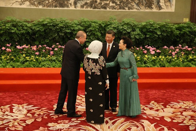 Çin'de dikkat çeken kare Erdoğan'ın yanına gelip... - Resim: 4