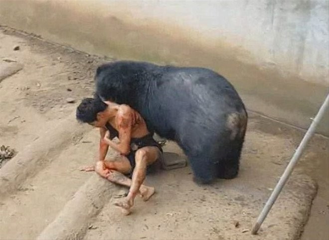 Bir anda adamın üzerine atladı sonrasında olan inanılmaz - Resim: 1