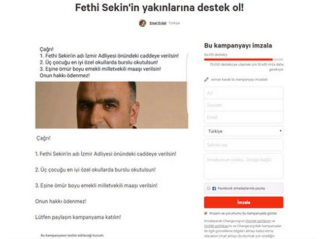 Kahraman polis Fethi Sekin'in ailesi için iki kampanya! - Resim: 2