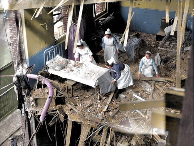 500 Alman uçağı Londra'da taş taş üstüne bırakmadı - Resim: 3