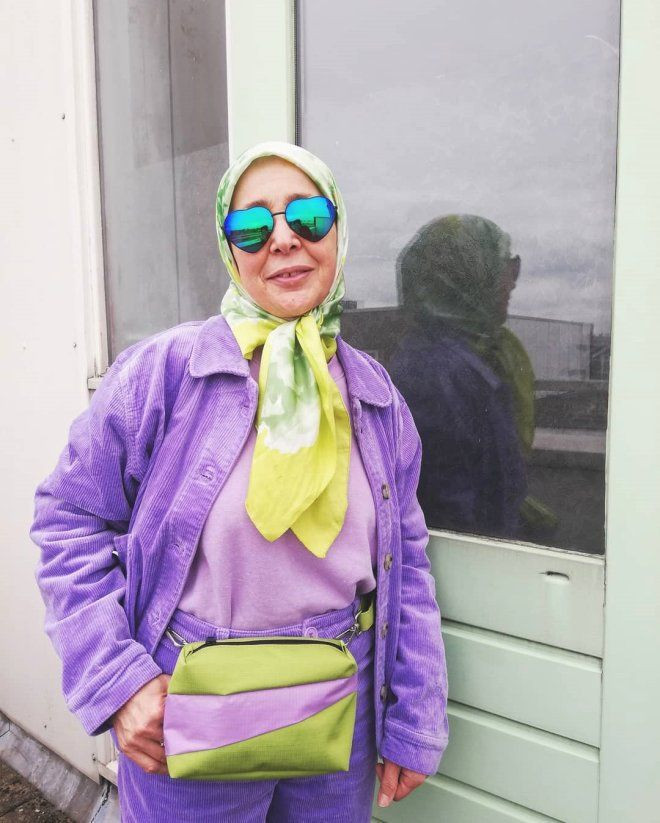 66 Yaşındaki başörtülü fenomen sosyal medyayı sallıyor! Tarzı sıra dışı - Resim: 4