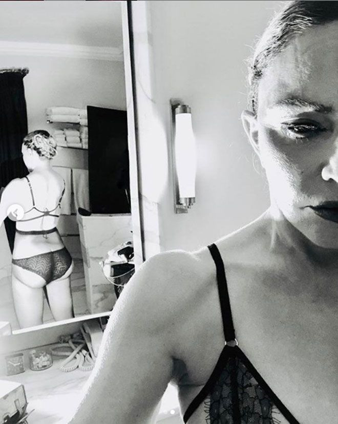 Madonna banyoda selfie çekti! Kalçalarındaki değişim sosyal medyayı salladı - Resim: 3