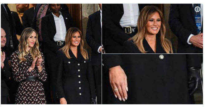  Melania Trump'ın kıyafeti sosyal medyada olay oldu! - Resim: 2