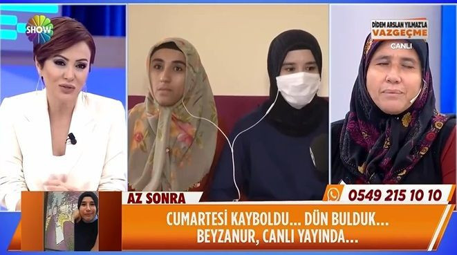 Kayıp Beyzanur, Didem Arslan Yılmaz’la Vazgeçme programında bulundu - Resim: 4
