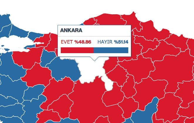 Hayır oyu veren iller listesi! İl il referandum sonuçları - Resim: 3