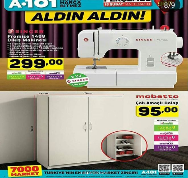 A101 aktüel 15 Şubat bu hafta indirimde neler var- yeni kataloğ - Resim: 3