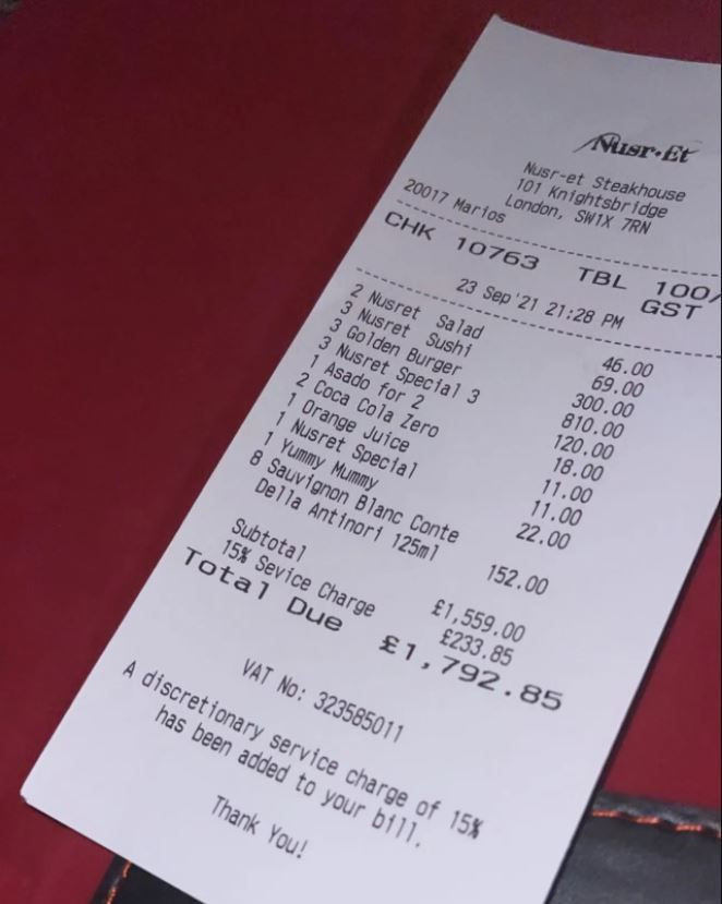 Nusret'in 3 hamburger fiyatı sosyal medyayı salladı! Resmen mini servet! - Resim: 3