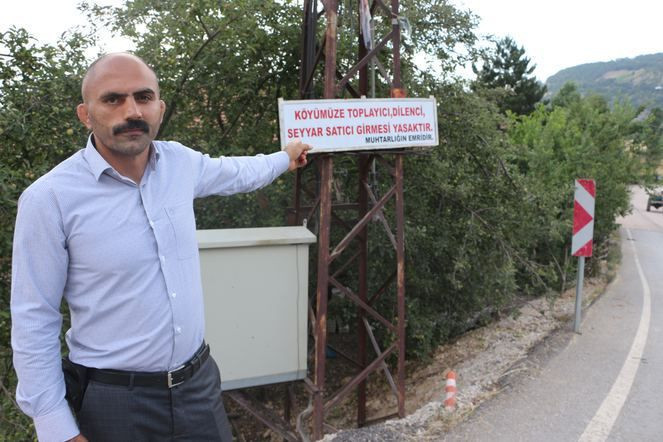 Tokat'ta muhtar köyün girişine astı! Bu köyde yasak - Resim: 3