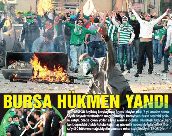 Holiganların vahşeti manşetlerde - Resim: 1