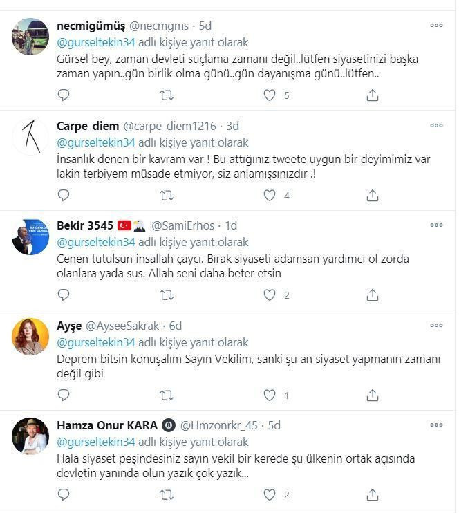 CHP'li Gürsel Tekin'den İzmir depremi üzerinden provokasyon - Resim: 3