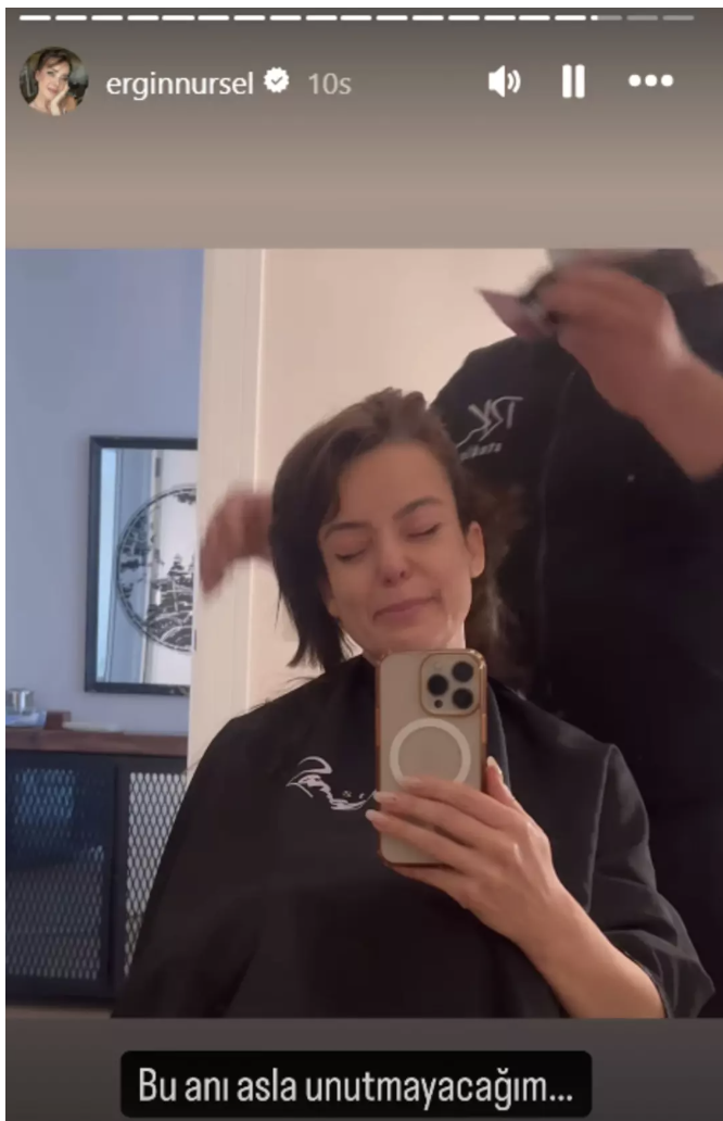 Nursel Ergin ağlayarak saçlarını kazıttığı anları paylaştı kansere yakalandığını açıklamıştı - Resim: 4