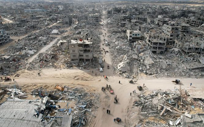 Ateşkesin ardından geri dönen Filistinliler büyük yıkımla karşılaştı - Resim: 3