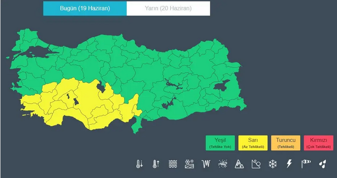 Sağanak ve fırtına kapıda! İşte Meteoroloji'nin sarı alarm verdiği 15 il - Resim: 4