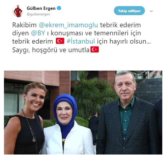 Gülben Ergen'in Ekrem İmamoğlu twitini gördünüz mü! AK Parti'yi terketmiş - Resim: 2