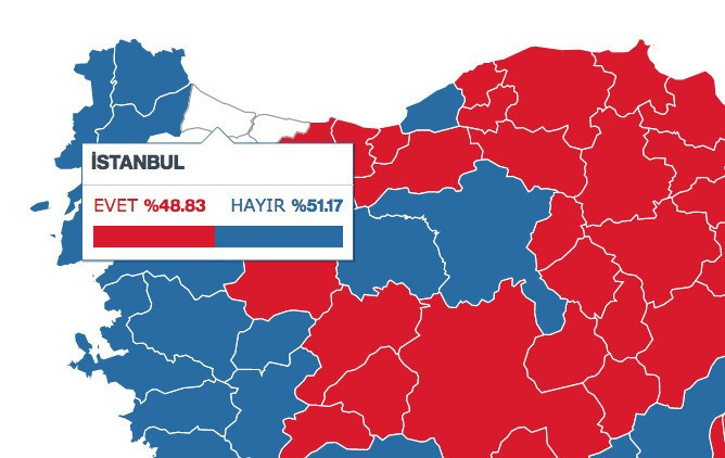 Hayır oyu veren iller listesi! İl il referandum sonuçları - Resim: 4