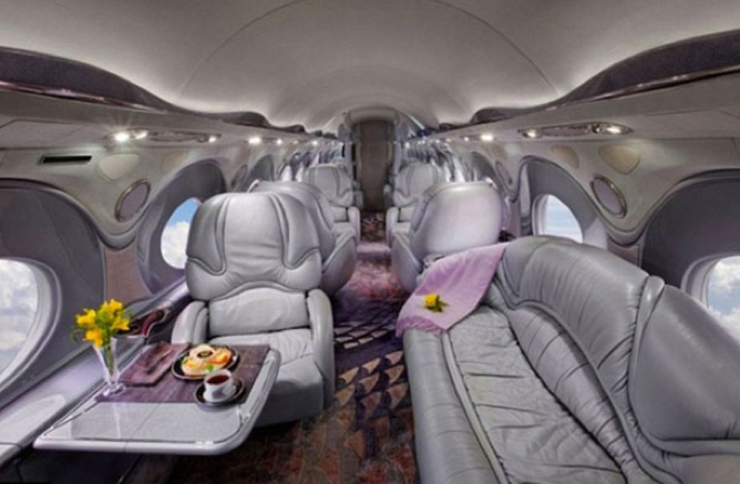 Burası saray değil, uçak... - Resim: 2