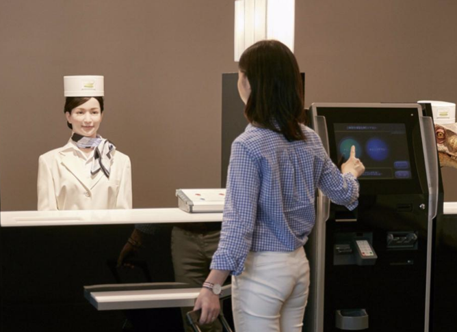 Yapay zeka ile donatılmış otel açıldı servisi robotlar yapıyor - Resim: 2