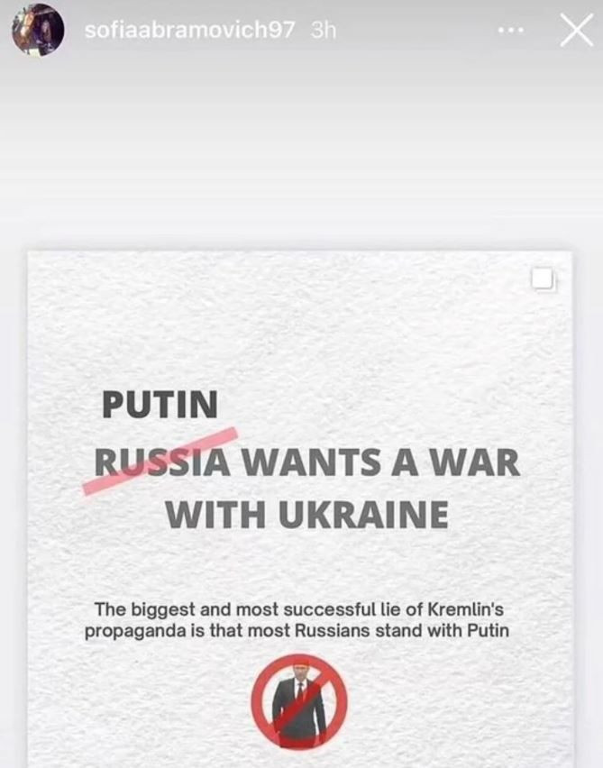 Chelsea'nin Rus sahibi Roman Abramoviç'in kızı Sofia'dan olay Putin paylaşımı - Resim: 4