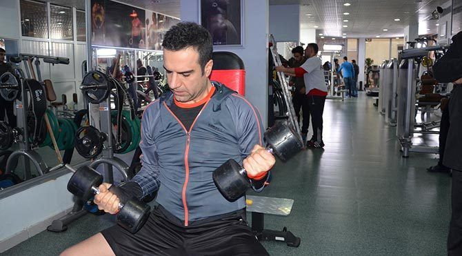 Berdan Mardini taytla spor yaptığı anları paylaştı takipçilerinin diline düştü! - Resim: 1