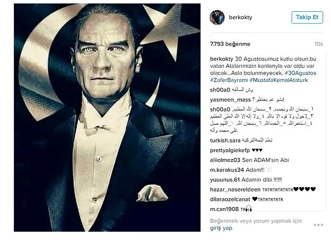 Ünlülerden Zafer Bayramı paylaşımları - Resim: 3