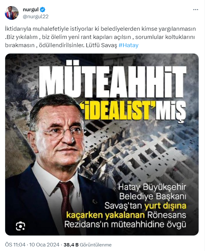 Hataylı depremzedeler isyan etti! "Lütfü Savaş'ı aday göstermeye utanmadınız mı" - Resim: 4