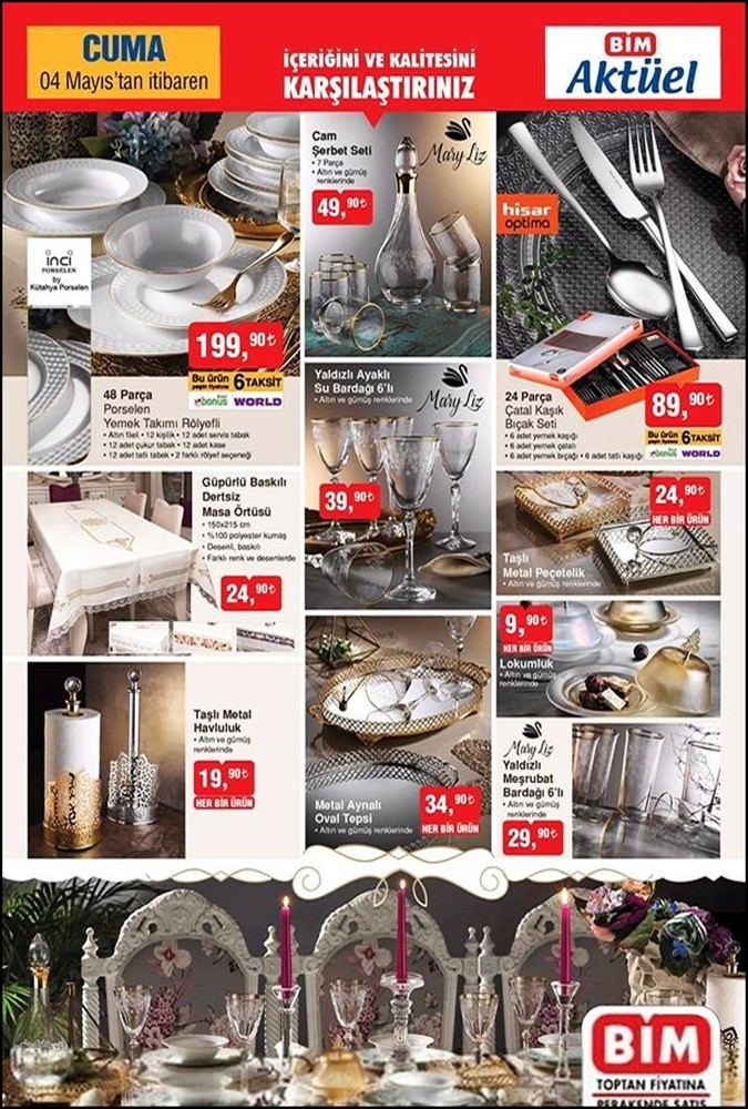 BİM 4 Mayıs aktüel ürünler kataloğu yeni indirim reyonu ürünler - Resim: 3