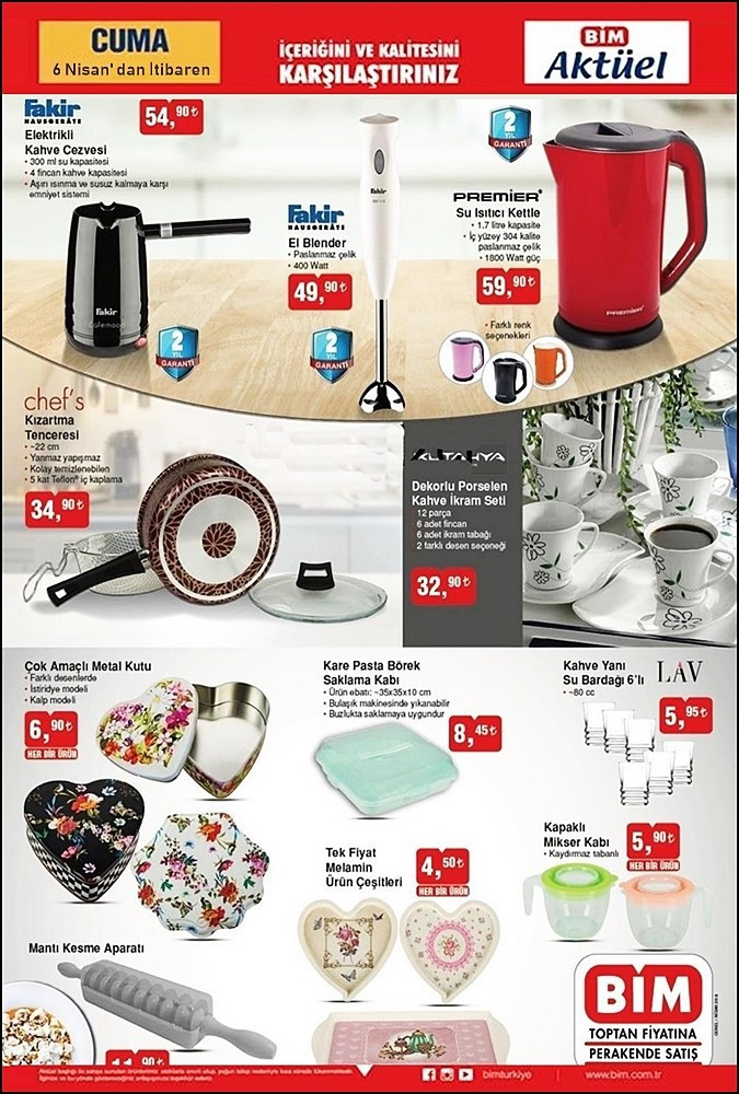 BİM 6 Nisan indirimleri aktüel listede neler var? - Resim: 3