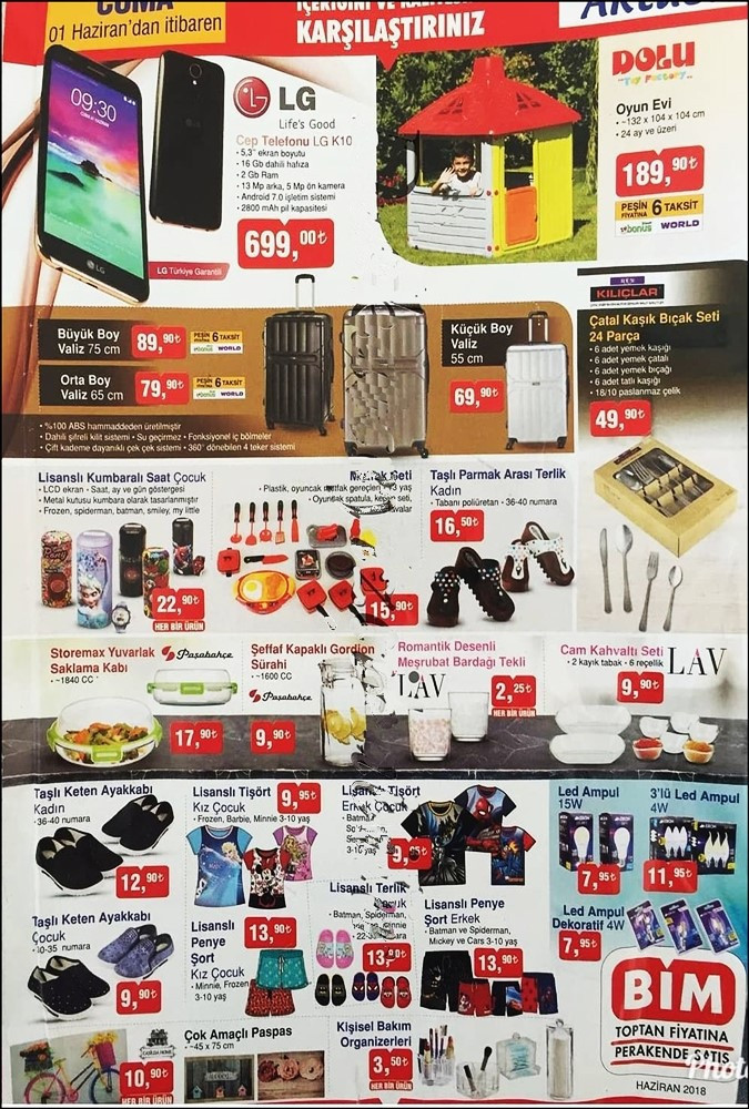 BİM aktüel 1 Haziran fırsatları aktüel ürünleri 2018 - Resim: 2