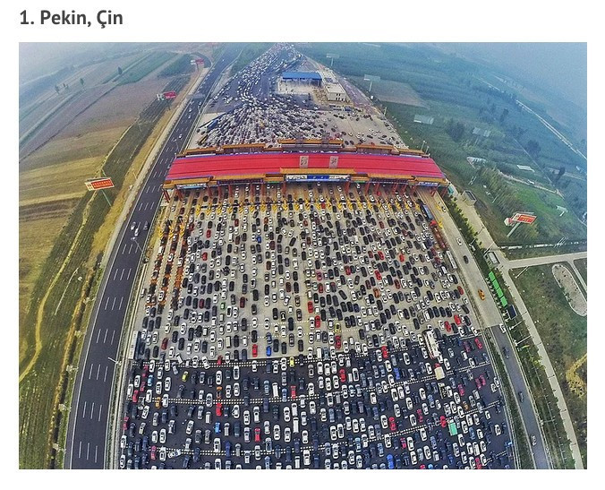 İstanbul trafiği mi? Beterin beteri var...  - Resim: 1