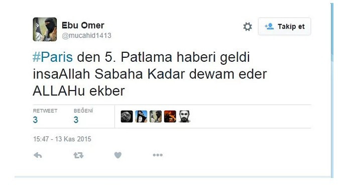 Dünya Paris saldırısına sevinen ve kutlayanlar - Resim: 1