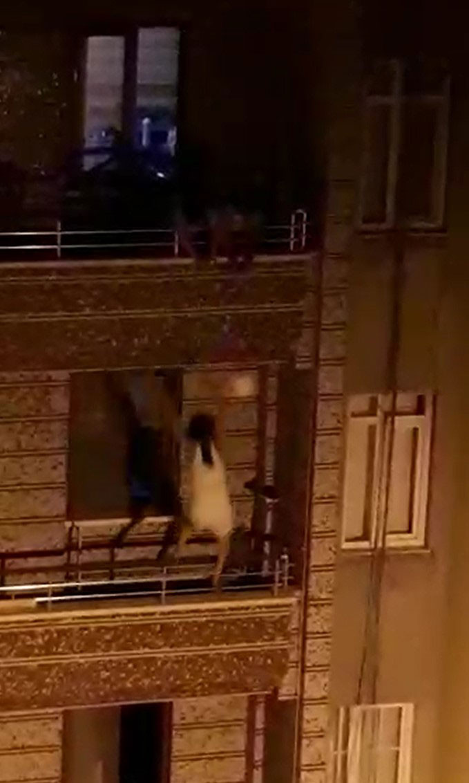 Hatay'da korkunç görüntü! Genç kadın 3. kattan böyle atladı - Resim: 3